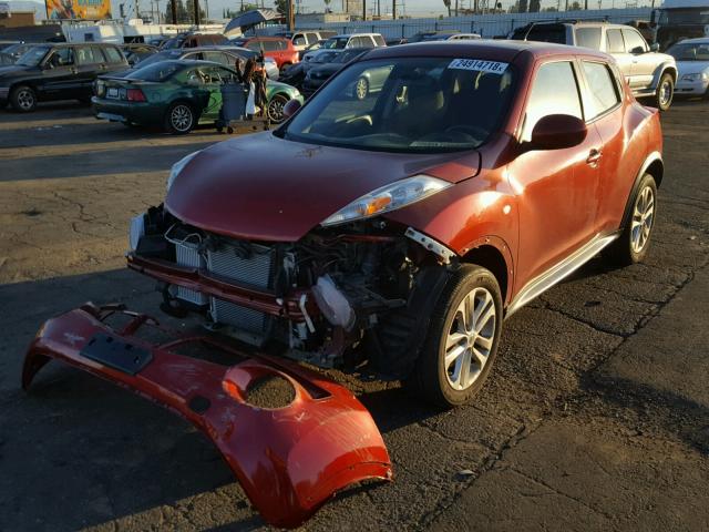 JN8AF5MR5CT101325 - 2012 NISSAN JUKE S RED photo 2