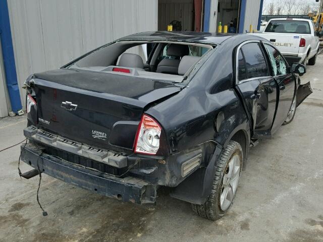1G1ZA5EU6CF298738 - 2012 CHEVROLET MALIBU LS BLACK photo 4