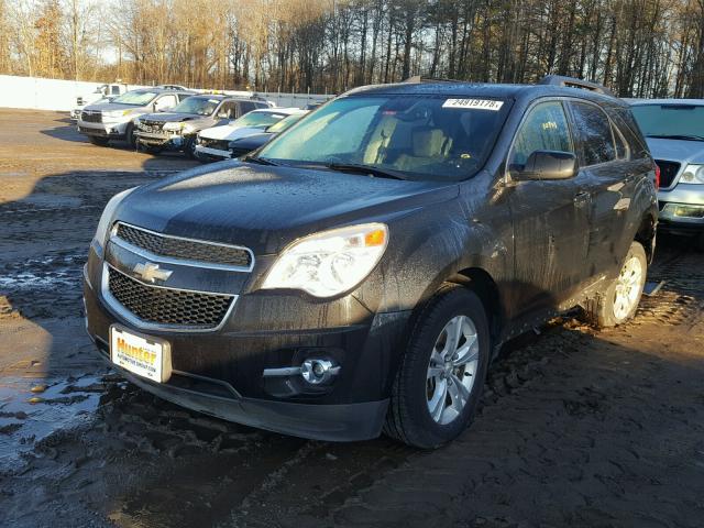 2GNFLNEK1D6324197 - 2013 CHEVROLET EQUINOX LT BLACK photo 2