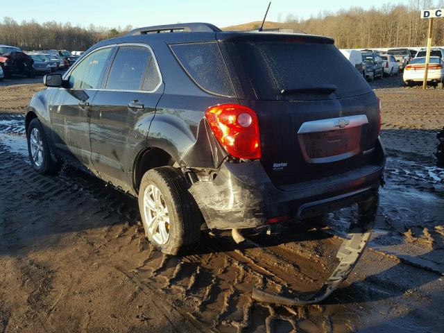 2GNFLNEK1D6324197 - 2013 CHEVROLET EQUINOX LT BLACK photo 3