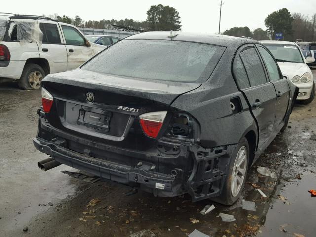 WBAVA37547NL17506 - 2007 BMW 328 I BLACK photo 4