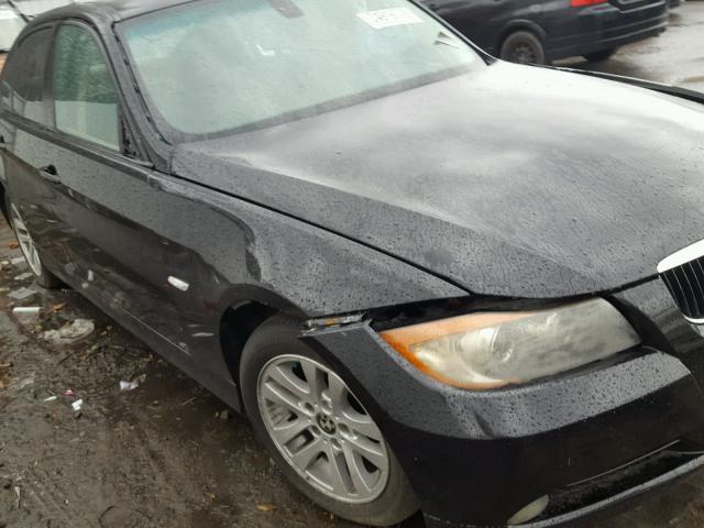 WBAVA37547NL17506 - 2007 BMW 328 I BLACK photo 9