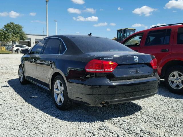 1VWAT7A36EC029874 - 2014 VOLKSWAGEN PASSAT S შავი ფოტო 3