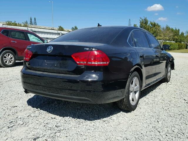 1VWAT7A36EC029874 - 2014 VOLKSWAGEN PASSAT S შავი ფოტო 4