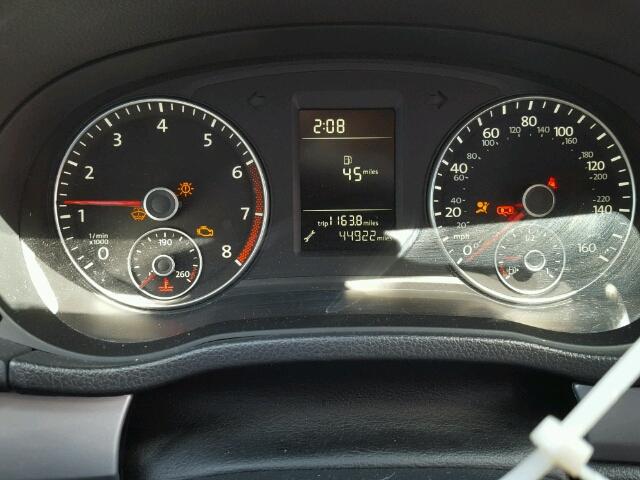 1VWAT7A36EC029874 - 2014 VOLKSWAGEN PASSAT S შავი ფოტო 8