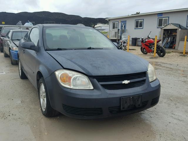 1G1AL12F957581475 - 2005 CHEVROLET COBALT LS BLACK photo 1