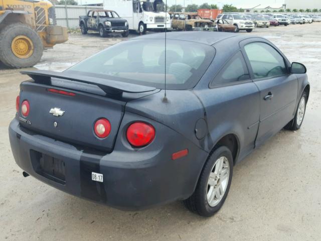 1G1AL12F957581475 - 2005 CHEVROLET COBALT LS BLACK photo 4