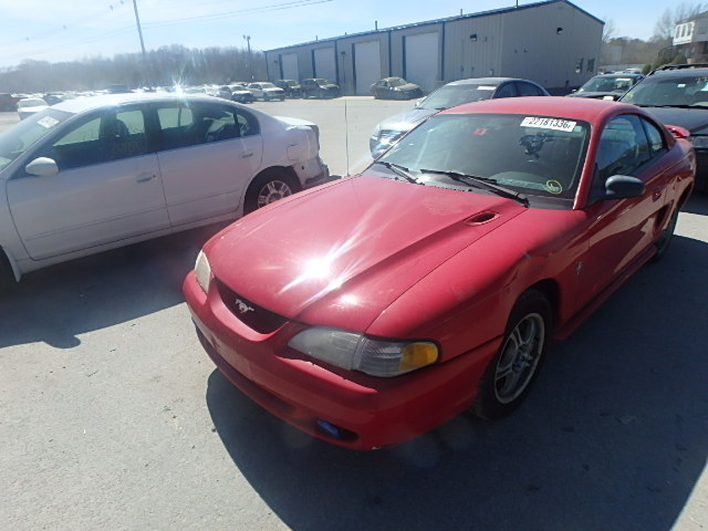 1FALP4045RF181907 - 1994 FORD MUSTANG RED photo 2