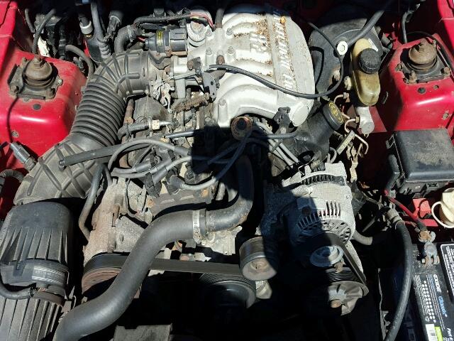1FALP4045RF181907 - 1994 FORD MUSTANG RED photo 7