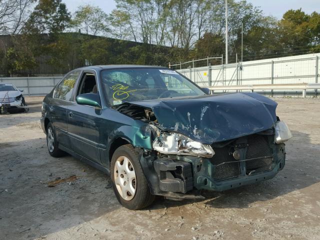 1HGEJ8644YL037947 - 2000 HONDA CIVIC EX GREEN photo 1