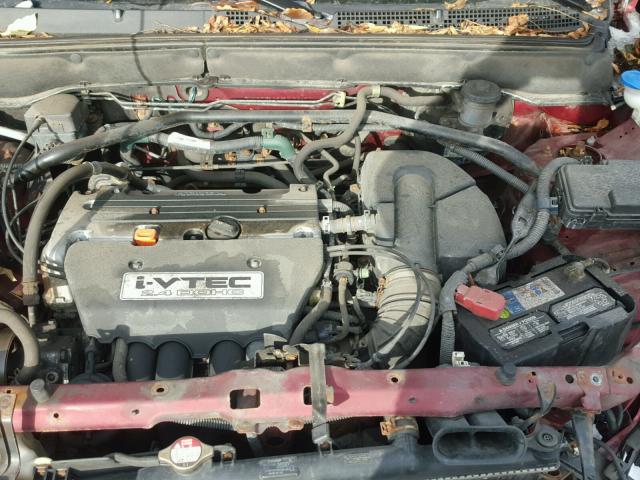 SHSRD78894U254157 - 2004 HONDA CR-V EX RED photo 7