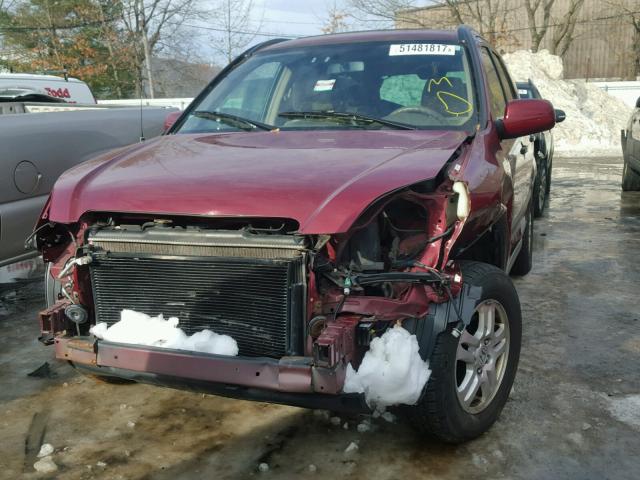 SHSRD78894U254157 - 2004 HONDA CR-V EX RED photo 9