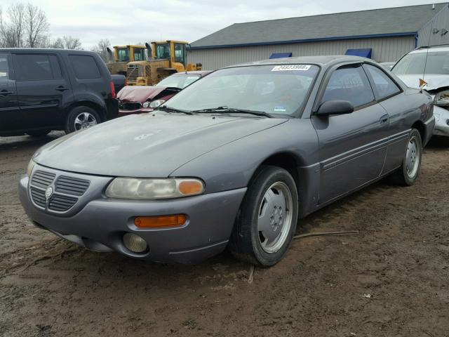 4C3AU52N1SE203700 - 1995 CHRYSLER SEBRING LX GRAY photo 2