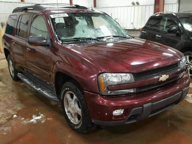 1GNET16S656189213 - 2005 CHEVROLET TRAILBLAZE MAROON photo 1