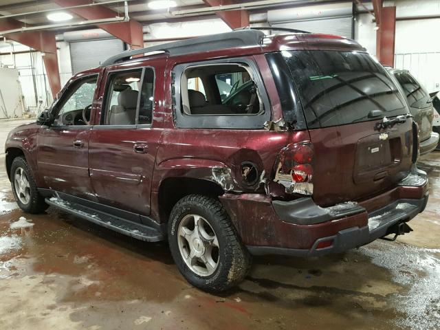 1GNET16S656189213 - 2005 CHEVROLET TRAILBLAZE MAROON photo 3