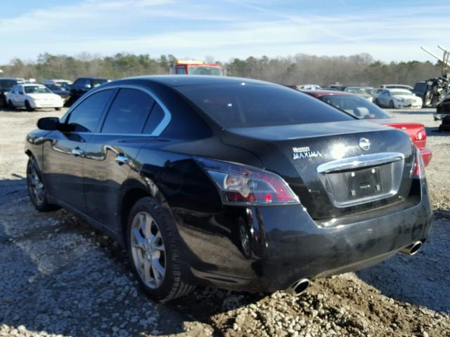 1N4AA5AP7EC479345 - 2014 NISSAN MAXIMA S BLACK photo 3