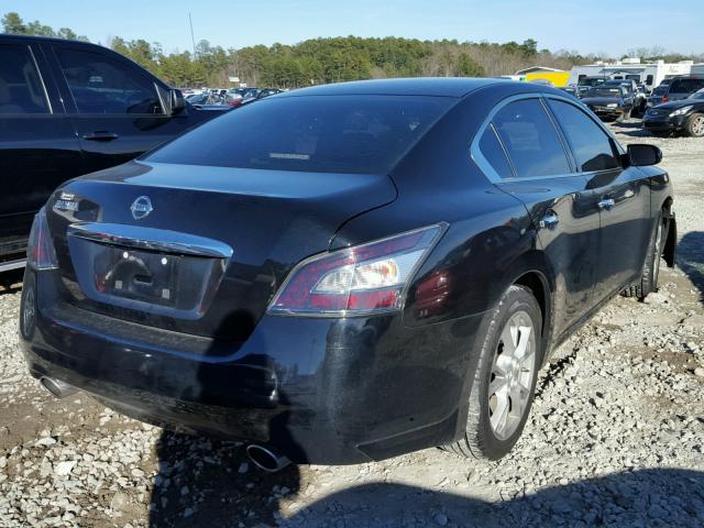 1N4AA5AP7EC479345 - 2014 NISSAN MAXIMA S BLACK photo 4