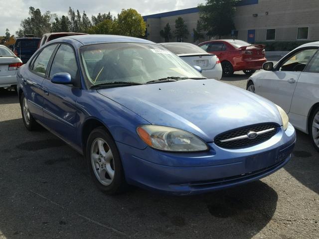 1FAFP53U23G185333 - 2003 FORD TAURUS SE BLUE photo 1