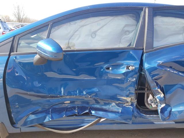 19XFB2F52EE008361 - 2014 HONDA CIVIC LX BLUE photo 9