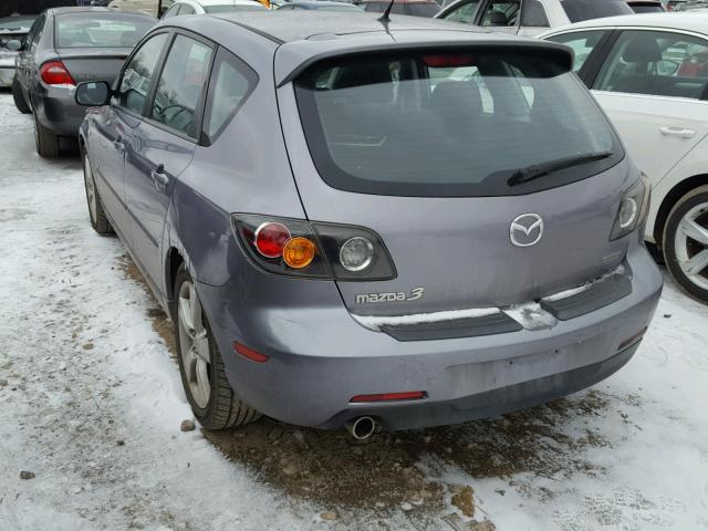 JM1BK343941214803 - 2004 MAZDA 3 HATCHBAC GRAY photo 3