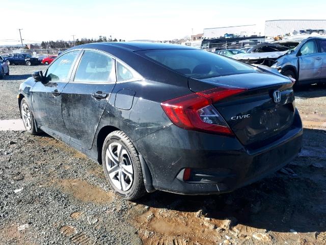 2HGFC2F50HH030219 - 2017 HONDA CIVIC LX BLACK photo 3