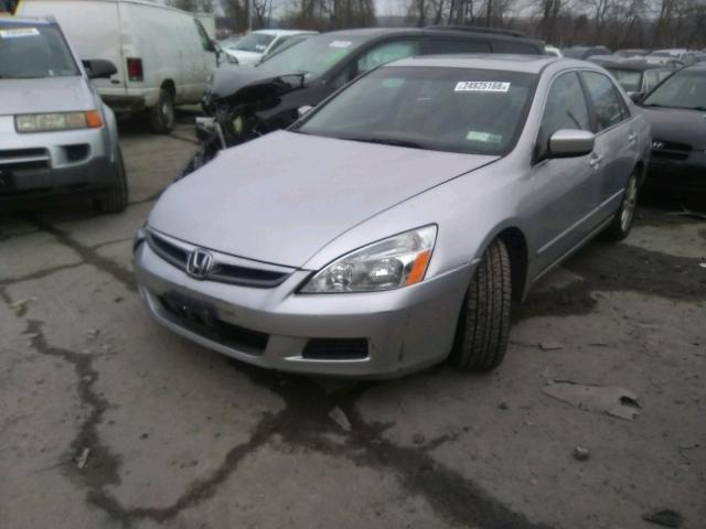 1HGCM66596A065022 - 2006 HONDA ACCORD EX SILVER photo 2