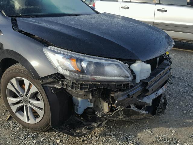 1HGCR2F33FA044062 - 2015 HONDA ACCORD LX BLACK photo 9