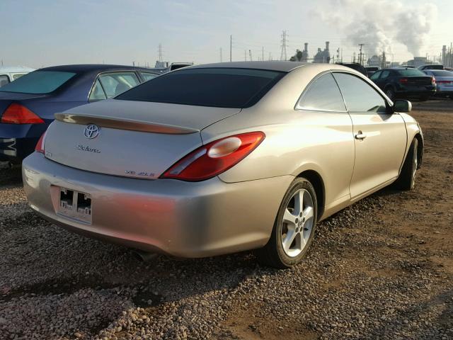 4T1CA30P54U020540 - 2004 TOYOTA CAMRY SOLA GOLD photo 4