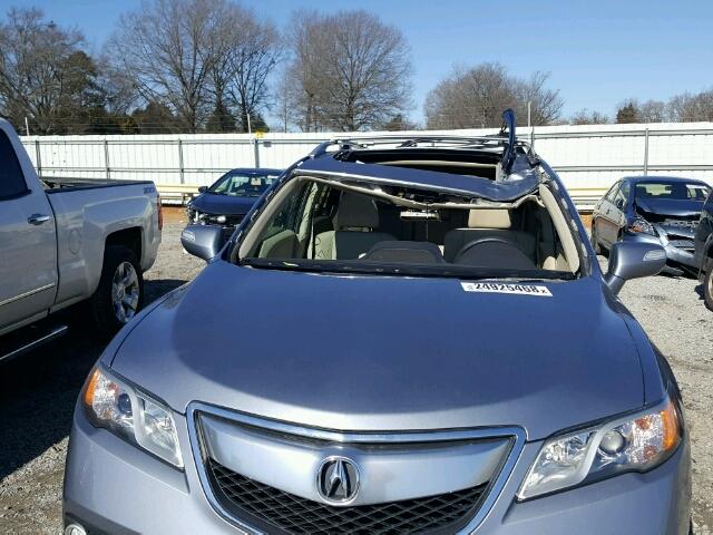 5J8TB4H52FL025585 - 2015 ACURA RDX TECHNO BLUE photo 9