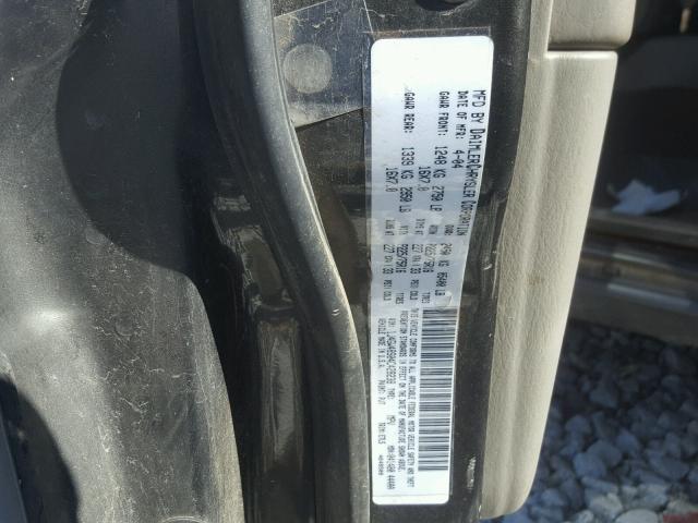 1J4GW48S04C428238 - 2004 JEEP GRAND CHER GRAY photo 10