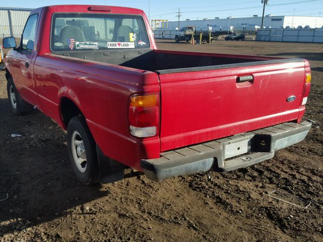 1FTCR10C6WUA00458 - 1998 FORD RANGER RED photo 3