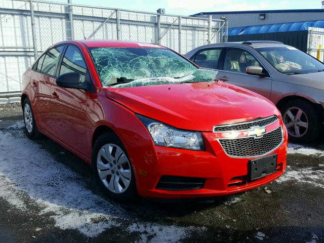 1G1PB5SG8E7429961 - 2014 CHEVROLET CRUZE LS RED photo 1