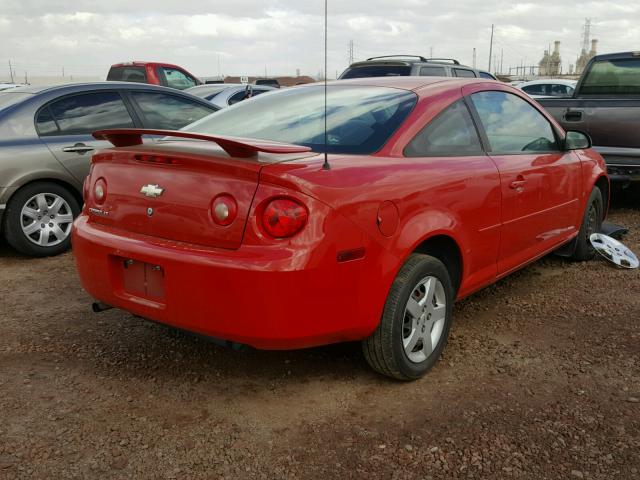 1G1AL15F477253637 - 2007 CHEVROLET COBALT LT RED photo 4