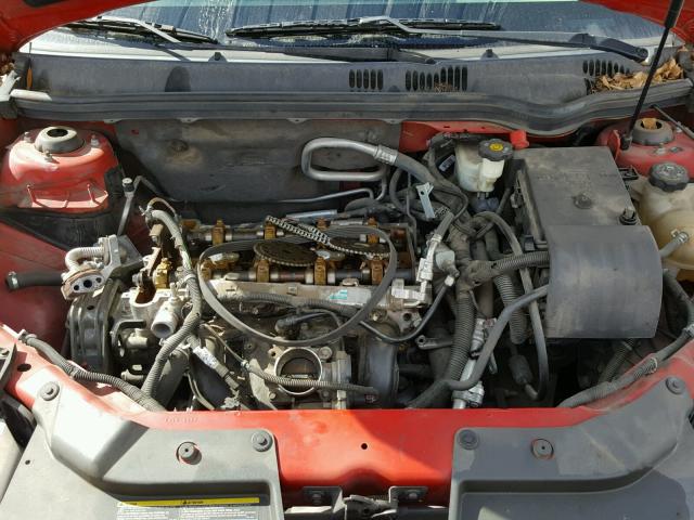 1G1AL15F477253637 - 2007 CHEVROLET COBALT LT RED photo 7