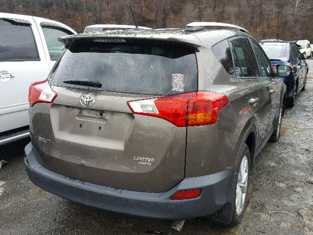 2T3DFREV0FW317712 - 2015 TOYOTA RAV4 LIMIT BROWN photo 4