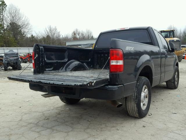 1FTRF12W44NC70192 - 2004 FORD F150 BLACK photo 4