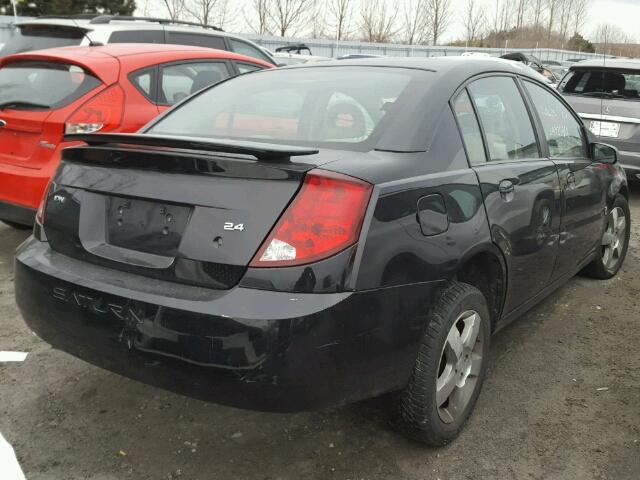 1G8AL58BX7Z134402 - 2007 SATURN ION LEVEL შავი ფოტო 4