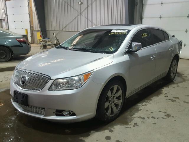 1G4GE5GV4AF163386 - 2010 BUICK LACROSSE C SILVER photo 2