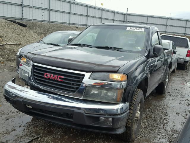 1GTDT146558290242 - 2005 GMC CANYON BLACK photo 2