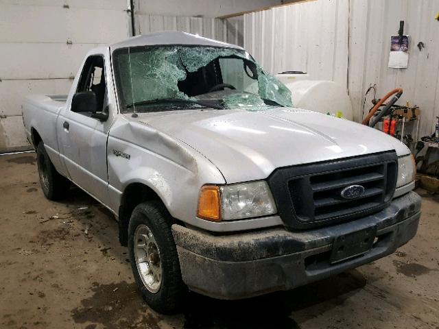 1FTYR10D35PA08559 - 2005 FORD RANGER SILVER photo 1