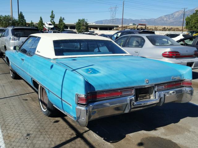 482371H411556 - 1971 BUICK ELECTRA225 BLUE photo 3