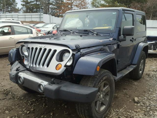 1C4AJWAG7DL564961 - 2013 JEEP WRANGLER S BLUE photo 2