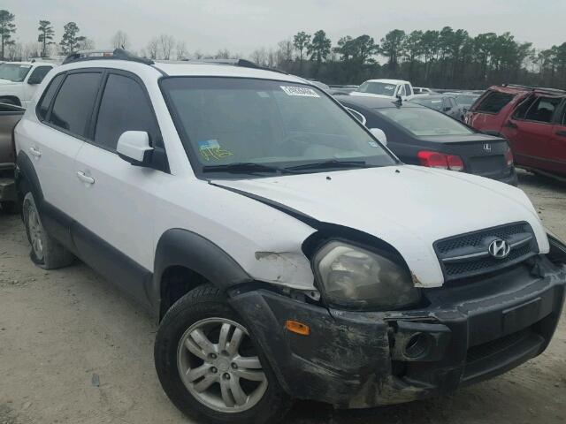 KM8JN12D96U300936 - 2006 HYUNDAI TUCSON GLS WHITE photo 1