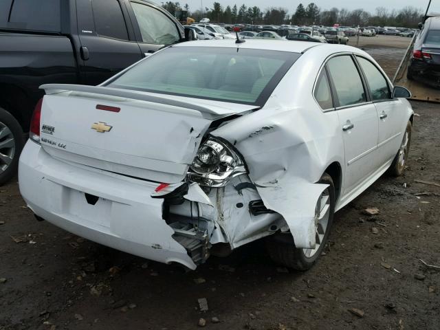 2G1WC5E39D1149947 - 2013 CHEVROLET IMPALA LTZ WHITE photo 4