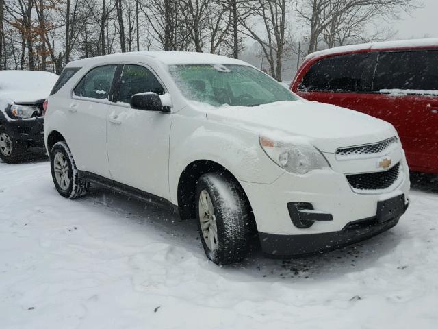 1GNALBEK2DZ102510 - 2013 CHEVROLET EQUINOX LS WHITE photo 1