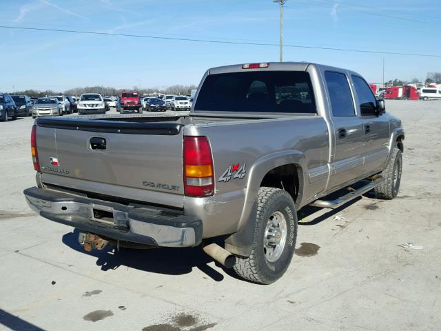 1GCHK23142F176028 - 2002 CHEVROLET SILVERADO TAN photo 4