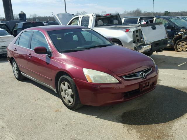 1HGCM56415A158133 - 2005 HONDA ACCORD LX RED photo 1