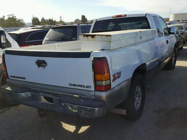 1GCEK19T5XE255470 - 1999 CHEVROLET SILVERADO WHITE photo 4