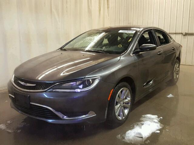 1C3CCCAB7FN587321 - 2015 CHRYSLER 200 LIMITE GRAY photo 2