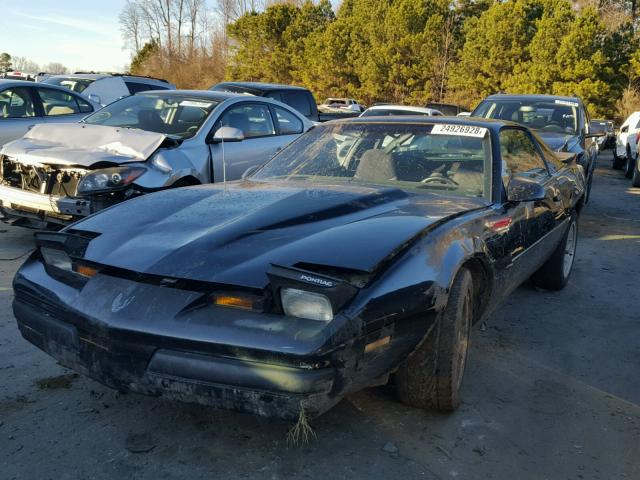 1G2FS23E011218597 - 1990 PONTIAC FIREBIRD B BLACK photo 2